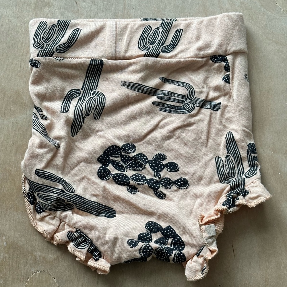 Spearmint Love Cactus Bloomers Size 3-6 Months